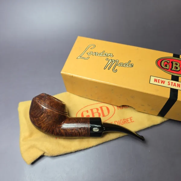 GBD New Standard 9438 Smooth Bullmoose Estate Briar, English Estates Pipe - Image 2