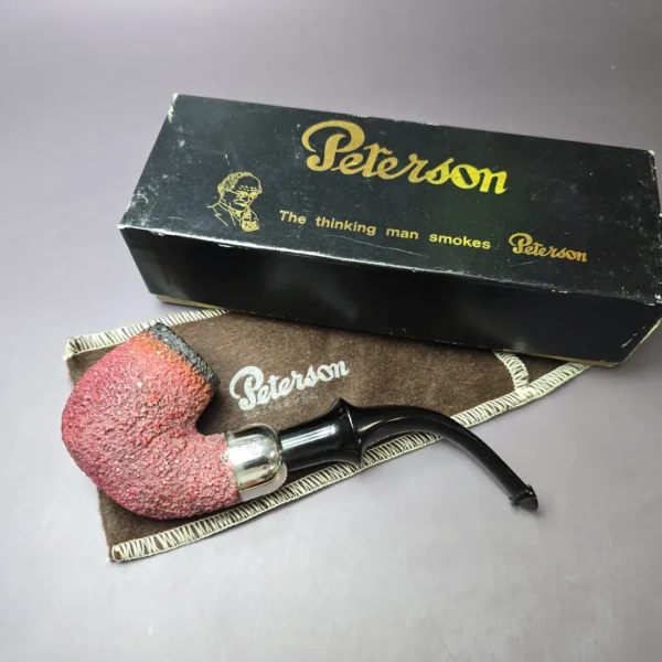 Peterson 312 African Block Meerschaum Estate Pipe, Unsmoked - Image 2