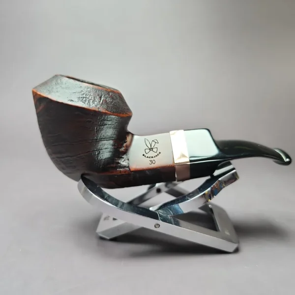 Morgan BlackJack 30 Sandblasted Bulldog Briar Pipe, New - Image 2