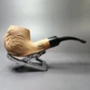 Morgan Bones Sandblasted Bent Apple Briar Pipe, New - Image 3