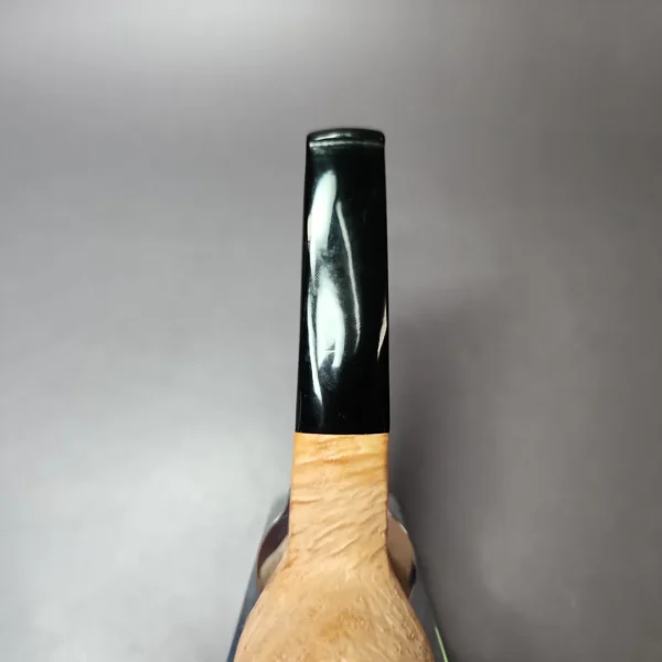 Morgan Bones Sandblasted Panel Shank Apple Briar Pipe, New - Image 3
