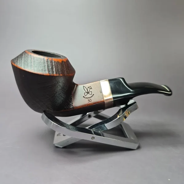 Morgan BlackJack 30 Sandblasted Bulldog Briar Pipe, New - Image 3