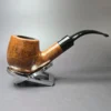 James Upshall S Grade Smooth Bent Billiard Estate Briar Pipe, English Estates - Image 3