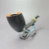 Vitale Rusticated Tulip Dublin w/ Olivewood Estate Briar Pipe, Italian Estates - Image 3