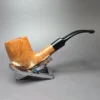 Roma Smooth Bent Billiard Estate Briar Pipe, Unsmoked - Image 3