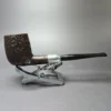 Savinelli Punto Oro 128 Sandblasted Army Mount Estate Briar Pipe, Italian Estates - Image 3