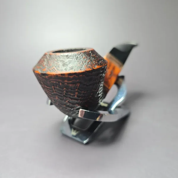 Morgan BlackJack 30 Sandblasted Bulldog Briar Pipe, New - Image 3