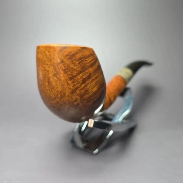 Max Capps Smooth Cobra w/ Aged Redwood Estate Briar Pipe, Unsmoked - Image 3