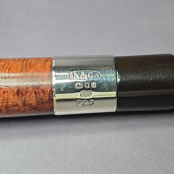 Loewe & Co. 1981 Mounted R 917 Smooth Lovat Estate Briar Pipe, English Estates - Image 3