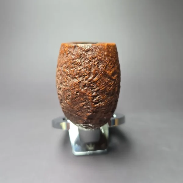 WO Larsen (1960s) Super Sandblasted Egg Estate Briar Pipe, Danish Estates - Image 3