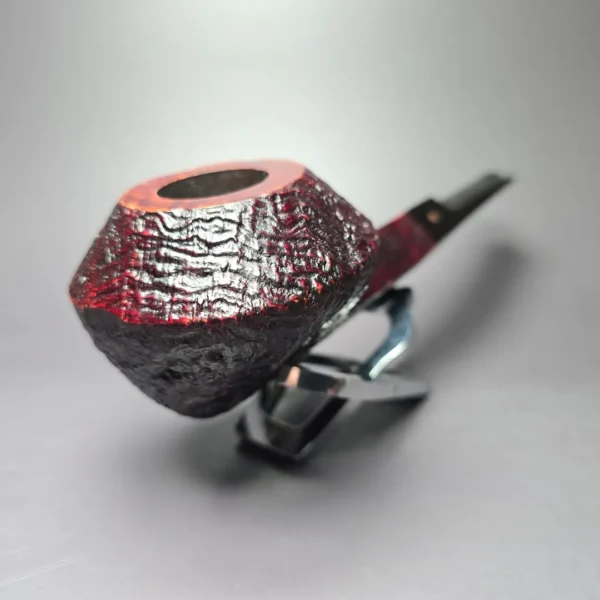 Ashton 1990s Pebble Grain EXL Squat Bulldog Estate Briar Pipe, English Estates - Image 3