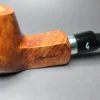 Giordano Lucca 0 Smooth Panel Shank Brandy Estate Briar Pipe, Unsmoked, 9mm - Image 3