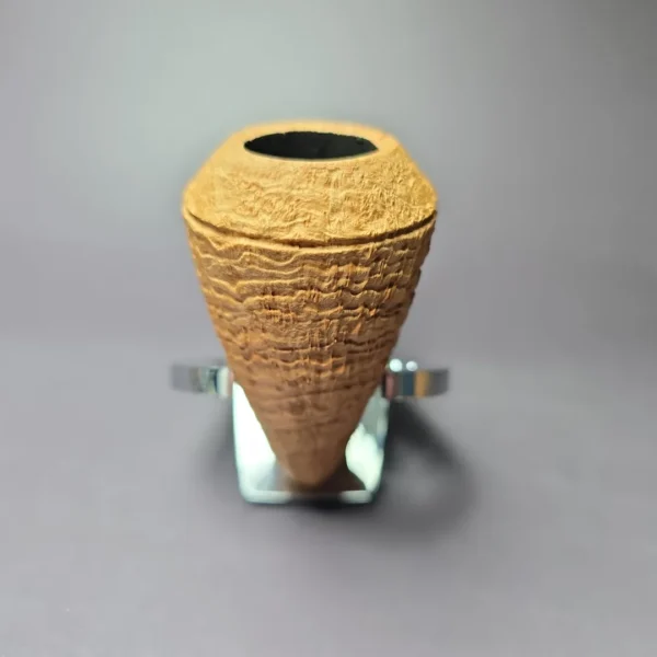 Sean Reum Sandblasted Stack Rhodesian Handmade Briar, Pipe New - Image 3