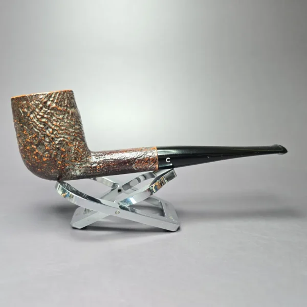 Comoy's Sandblast 186 Sandblasted Billiard Estate Briar Pipe, English Estates - Image 3