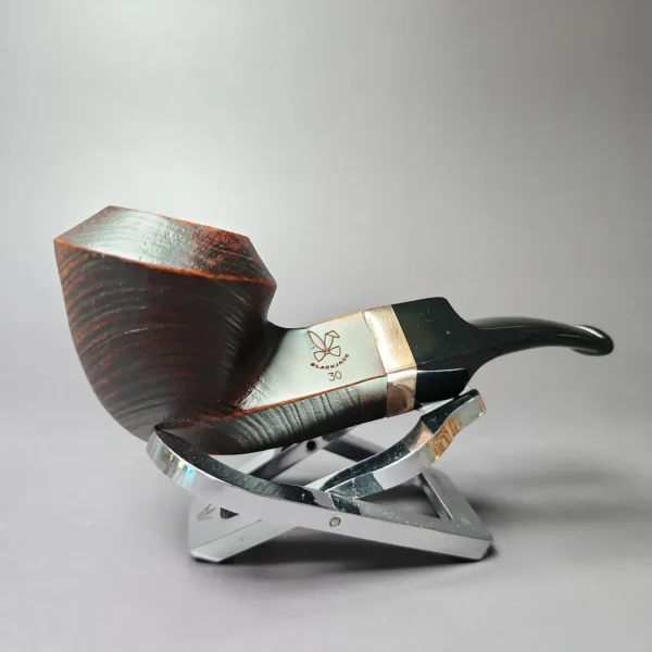 Morgan BlackJack 20 Sandblasted Bulldog Briar Pipe, New - Image 3