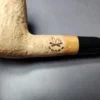 Morgan Bones Sandblasted Noswarmer Lovat Briar Pipe, New - Image 3