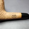 Morgan Bones Sandblasted Saddle Billiard Briar Pipe, New - Image 3