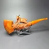 MBSD Meerschaum Masters by Karahan, XL Mountain Goat, Block Meerschaum Pipe, New - Image 3