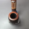 Savinelli Roma Lucite 614 Rusticated Bent Billiard Estate Briar Pipe, Italian Estates - Image 3