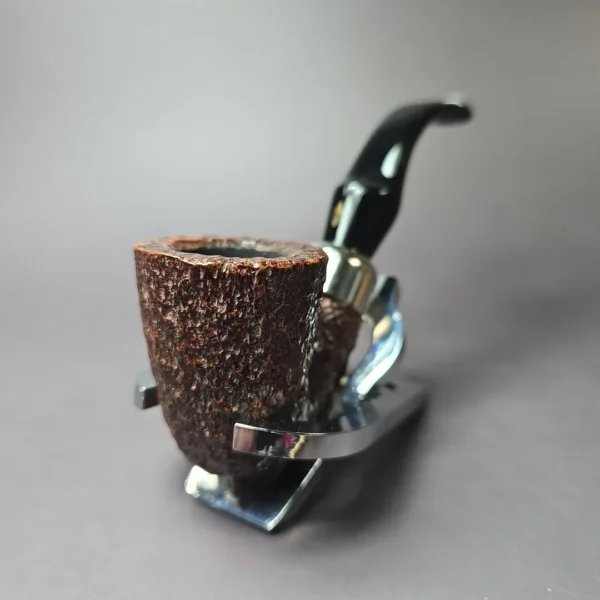 Savinelli Dry System 621 Rusticated Bent Dublin Estate Briar Pipe, Italian Estates - Image 3