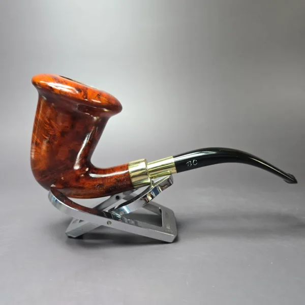 Butz Choquin Maitre Piper Deluxe Smooth Calabash Estate Briar Pipe, French Estates - Image 3