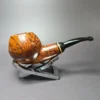 Mina Pipes Smooth Apple w/ Boxwood Estate Briar Pipe, Unsmoked - Image 3
