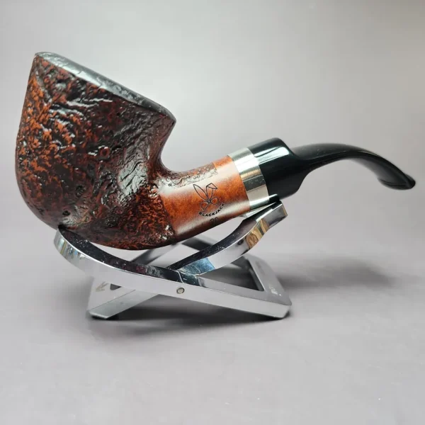 Morgan BlackJack 20 Sandblasted Dublin Briar Pipe, New - Image 3