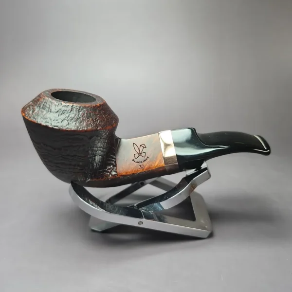 Morgan BlackJack 30 Sandblasted Bulldog Briar Pipe, New - Image 3