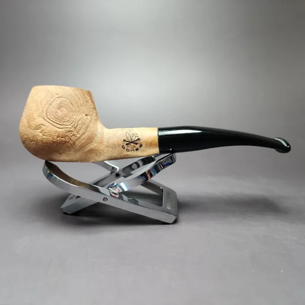 Morgan Bones Sandblasted Prince Briar Pipe, New - Image 3