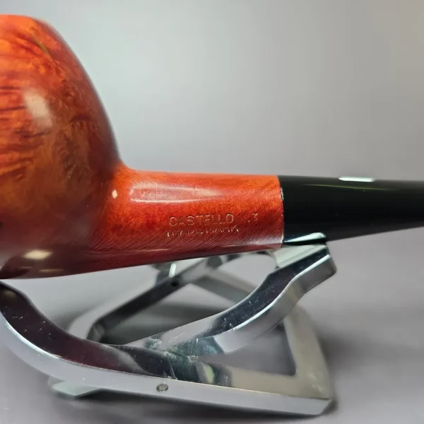 Castello Trademark 4K 23 Smooth Apple Estate Briar Pipe, Italian Estates - Image 4