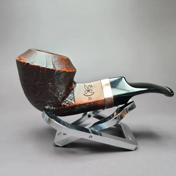 Morgan BlackJack 30 Sandblasted Bulldog Briar Pipe, New - Image 3