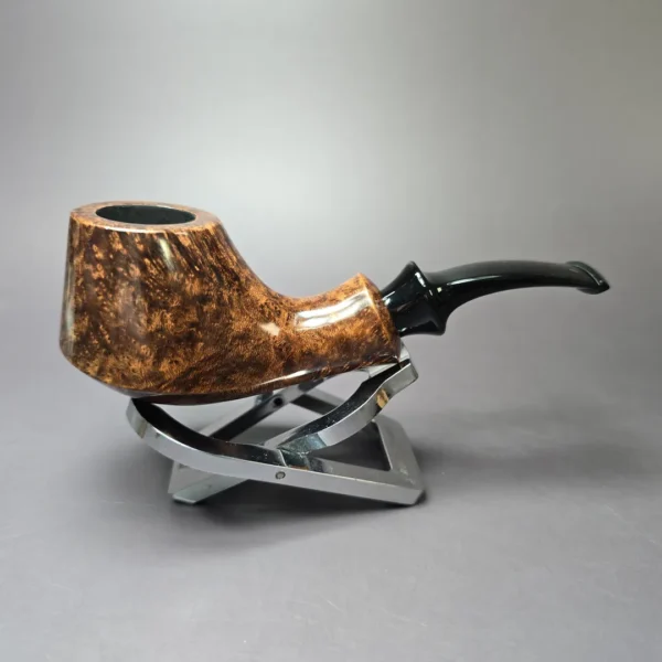 Tsuge Kaga 907 Smooth Volcano Estate Briar Pipe, Unsmoked, 9mm - Image 3