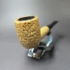 Kiko Rusticated Billiard Estate African Block Meerschaum Pipe, Other Estates - Image 4