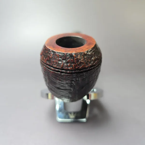 James Upshall w/ Bill Taylor Sandblasted Bulldog Estate Briar Pipe, Unsmoked - Image 3
