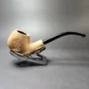 Morgan Bones Sandblasted Demiwarden Apple Briar Pipe, New - Image 4