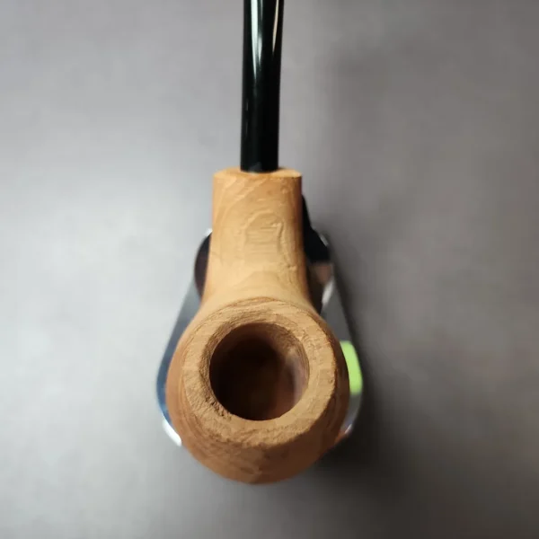 Morgan Bones Sandblasted Demiwarden Apple Briar Pipe, New - Image 4
