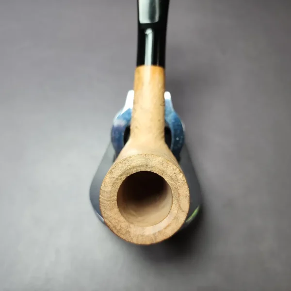 Morgan Bones Sandblasted Nosewarmer Lovat Briar Pipe, New - Image 4