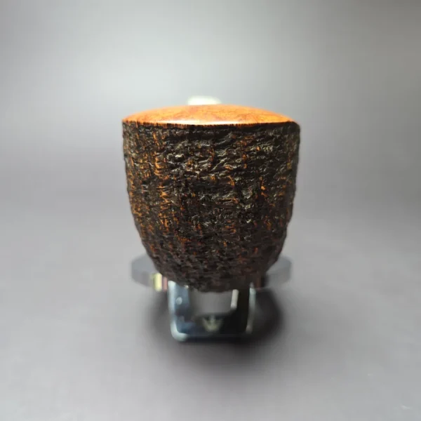 Randy Wiley Galleon Rusticated Freehand Estate Briar Pipe - Image 4