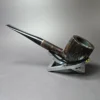 Kaywoodie Fine Line Wire Rusticated Pot Estate Briar Pipe, American Estates - Image 4