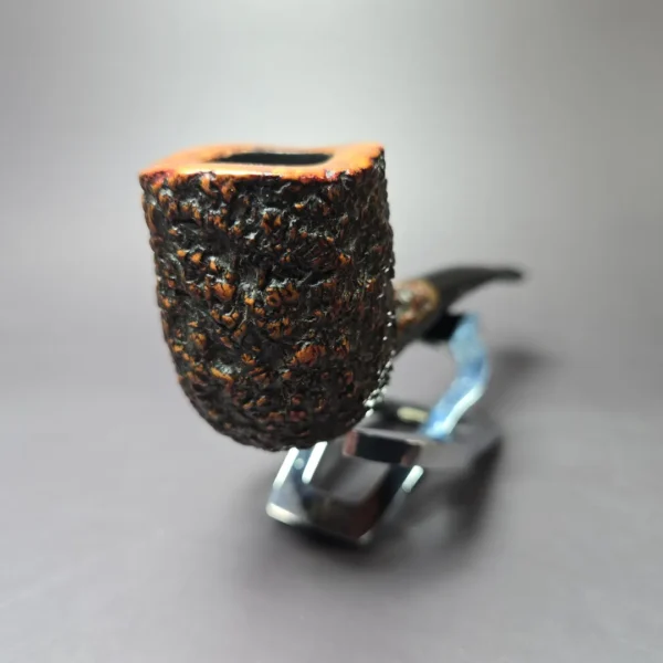 Castello Sea Rock KKK 19 Rusticated Zulu Estate Briar Pipe, Italian Estates - Image 4