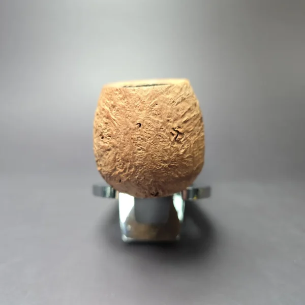 Morgan Bones Sandblasted Panel Shank Apple Briar Pipe, New - Image 4