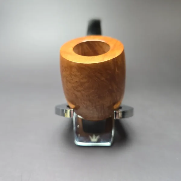 Roma Smooth Bent Billiard Estate Briar Pipe, Unsmoked - Image 4