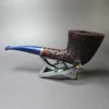 Savinelli Unica U41 Rusticated Dublin Briar Pipe, 6mm, New - Image 4