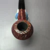 Unknown Sandblasted Bent Bulldog Estate Briar Pipe, English Estates - Image 4