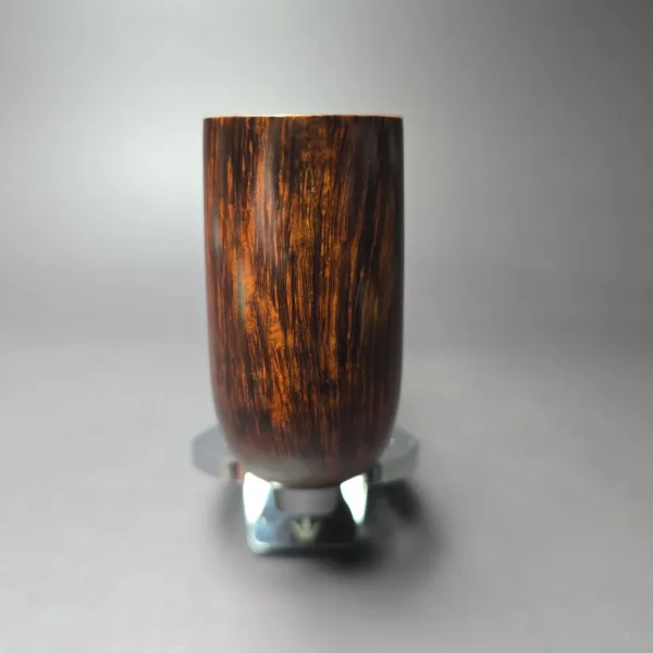 JT Cooke 2001 Magnum Smooth 1/4 Bent Stack Estate Briar Pipe, Unsmoked - Image 4