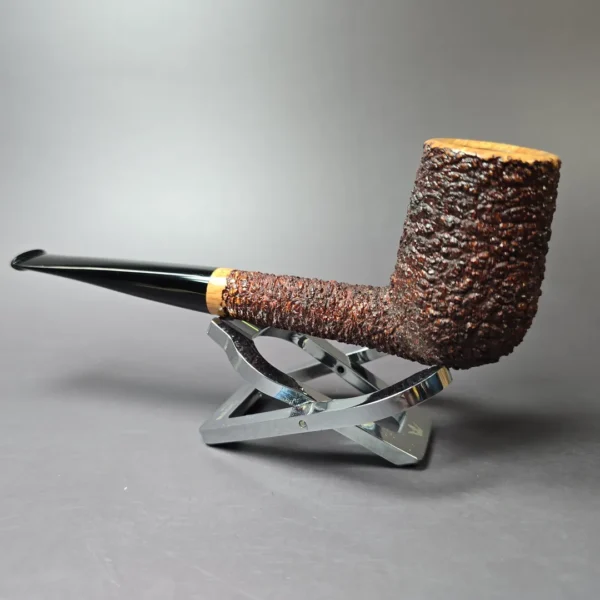 Walt Cannoy 10th Anniversary Cardinal House Munn E25 Handmade Briar Pipe, New - Image 4