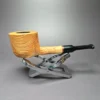 Proxima by Piero Vitale Sandblasted Pot Briar Pipe, New - Image 4