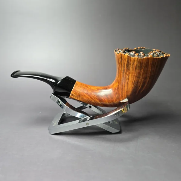 Stanwell Majestic 126 Smooth Horn w/ Plateaux Estate Briar Pipe, Danish Estates - Image 4