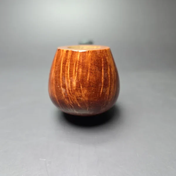 Giordano Lucca 0 Smooth Panel Shank Brandy Estate Briar Pipe, Unsmoked, 9mm - Image 4