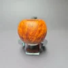 Chacom Reverse Calabash Orange Smooth Apple Briar Pipe, New - Image 4